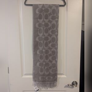 Coach Oversized Signature Logo Muffler